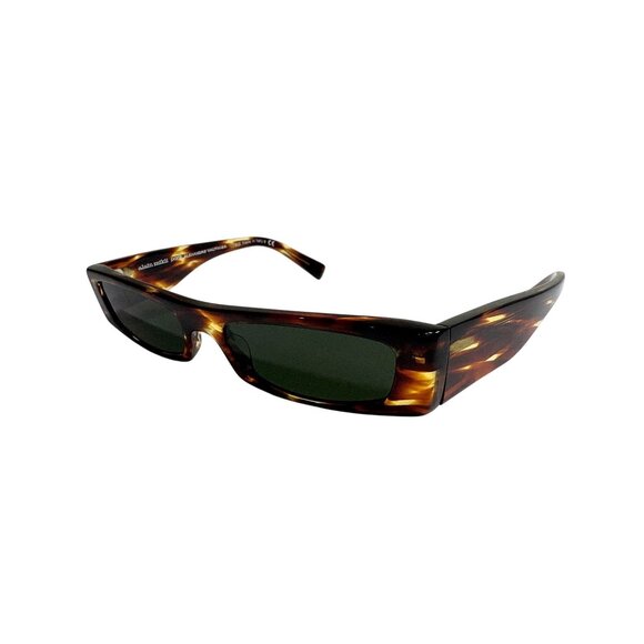 Alain Mikli x Alexandre Vauthier A05039 Edwidge Rectangular Sunglasses in Brown main image 8